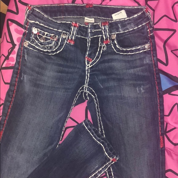 True religion slim straight jeans size 23 - Picture 2 of 3